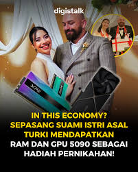 Unik, Hadiah Pernikahan Pasangan Ini Berupa Perangkat Komputer