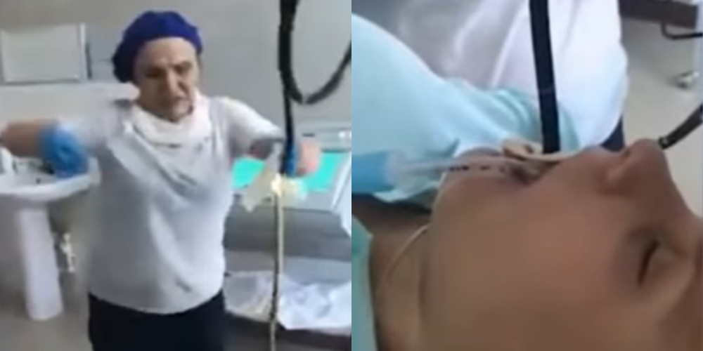 Viral Video Dokter Keluarkan Ular dari Mulut Pasien, Tertelan?