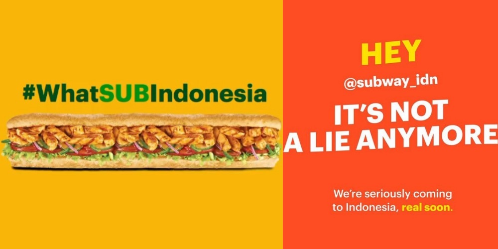SUBWAY Indonesia Akan Segera Hadir, Ini 10 Menu Sandwich Paling Hits yang Wajib Kamu Pesan