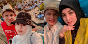 10 Potret Mesra Elshinta Warouw Bersama Suami dan Anak, Pasangan Goals Gaes!