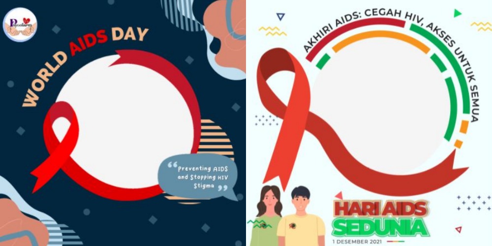 15 Link Twibbon Bingkai Hari AIDS Sedunia 1 Desember 2021, Lengkap Tutorial Tanpa Aplikasi
