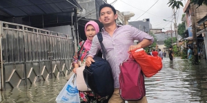 Belva Devara Kena Banjir Dua Kali, Netizen:Tetap Ganteng