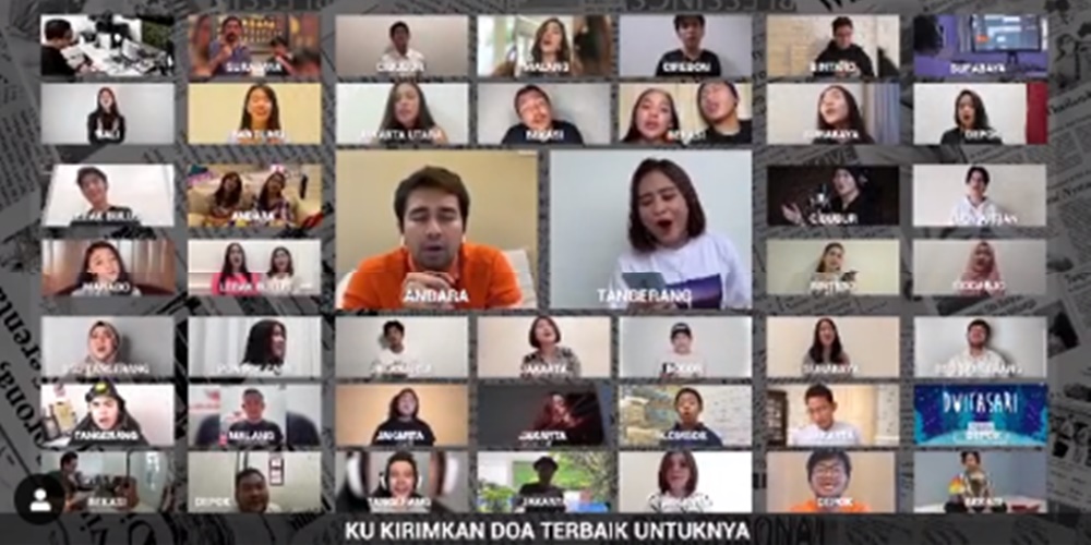 Keren Banget! Berikan Semangat untuk Tenaga Medis, Prilly Latuconsina Kumpulkan 50 Figur untuk Nyanyi Bersama