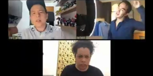 Bikin Ngakak, Ernest dan Arie Kriting Jahilin Joe Taslim saat Syuting via Online