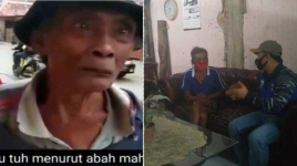 Wadaw, Viral Abah Tono, Pemulung yang Ngaku Cuma Dapat Rp 1500 Per Hari, Ternyata Rumahnya 2 Tingkat Gaes