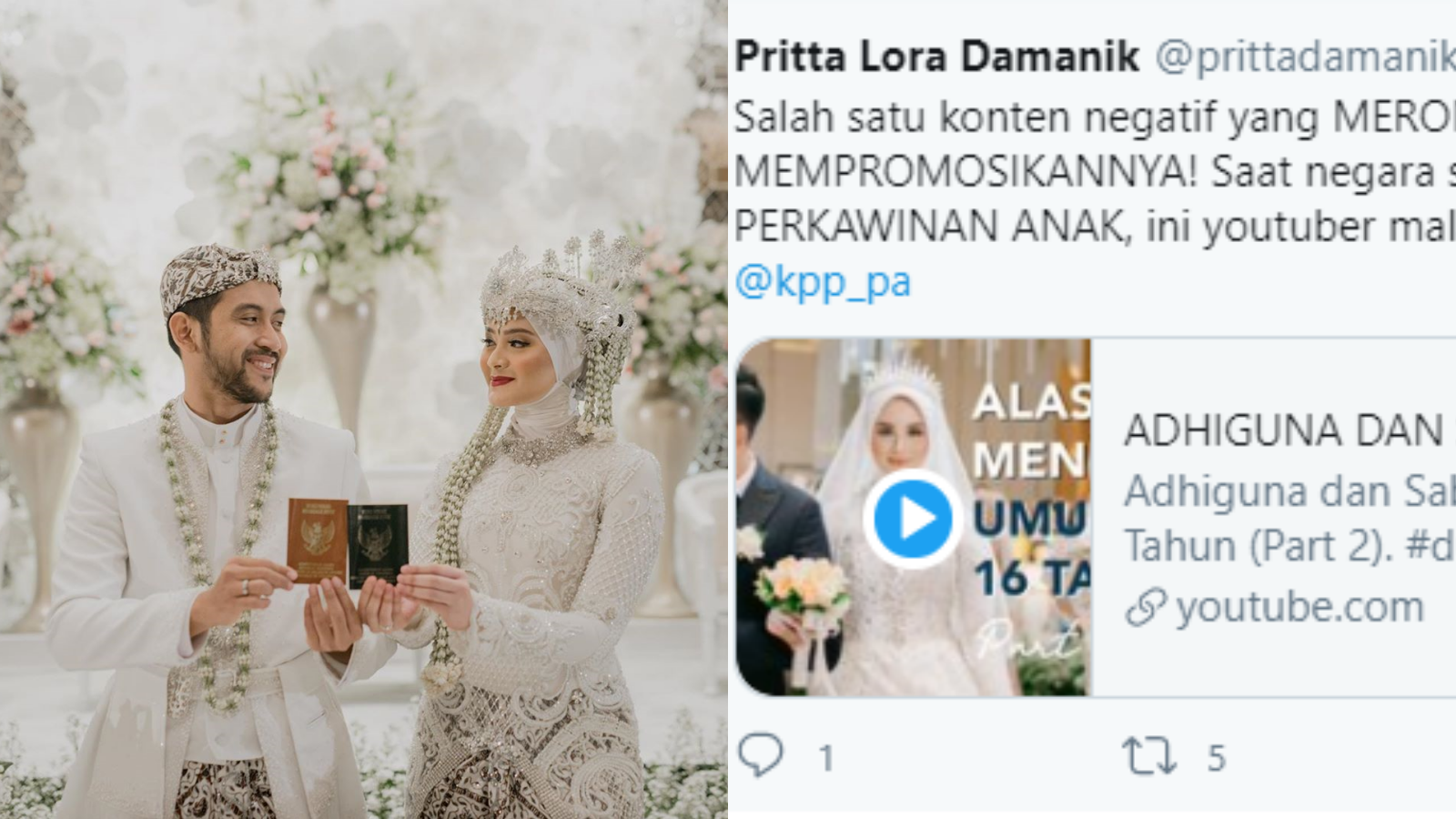 Duh, Channel YouTube Ini Dihujat Netizen karena Dinilai Promosikan Perkawinan Anak, Siapa Sih?