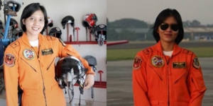 Letda Ajeng Tresna, Pilot Tempur Perempuan Pertama di Indonesia yang Punya Paras Manis