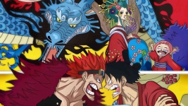 Spoiler Manga One Piece Chapter 980, Queen VS Luffy dan Eeustass Kidd? 