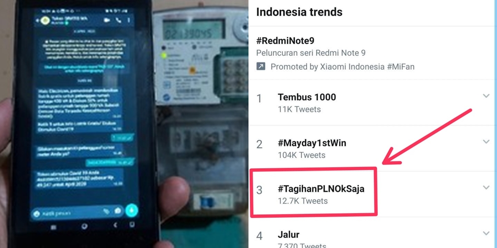 Ramai Dibahas, Tagar #TagihanPLNOkSaja Trending Topik hingga 10 Jam di Twitter, Simak Disini Gaes
