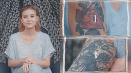 Awkarin Ceritakan Filosofi Dibalik 10 Tattoo yang Dimiliknya, Jarang yang Tahu Nih