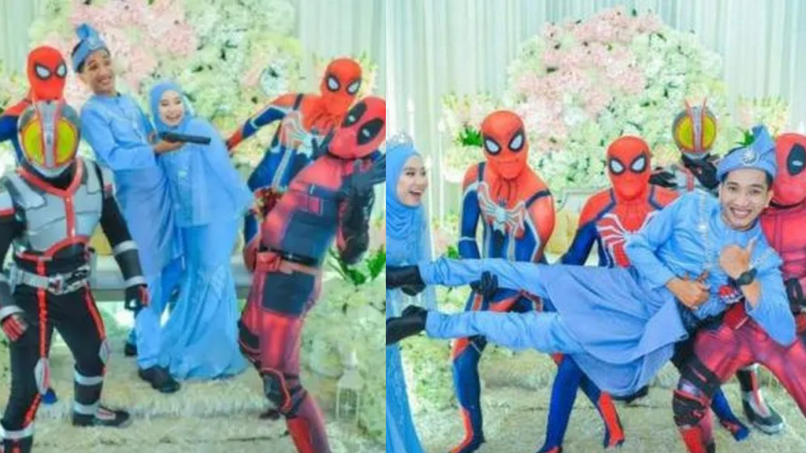 Fakta-fakta Viral Aksi 4 Kakak Cosplay Jadi Superhero untuk Antar Pernikahan Adik Perempua