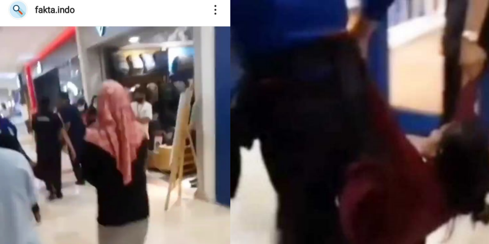 Viral Wanita Histeris saat Nge-Mall, Gelagatnya Kayak Kesurupan