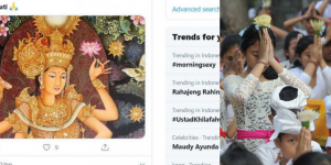 Gambar Dewi Hindu Trending di Twitter, Banyak Netizen Tulis Rahajeng Rahina Saraswati, Ini Artinya Gaes