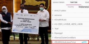 #BUMNUntukJawaTimur Trending Topic 8 di Twitter, Ada Apa?