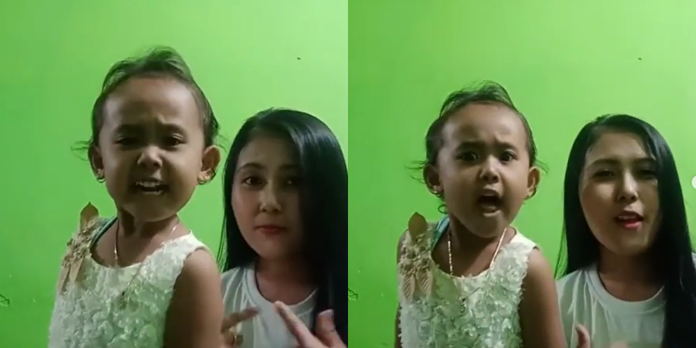 Viral Video TikTok Gadis Kecil Lipsync Seperti Marah, Gemas Banget
