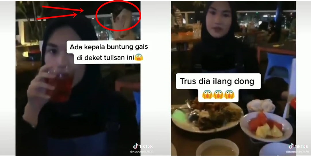 Viral Hantu Kepala Buntung di Video TikTok, Nggak Sengaja Terekam Gaes