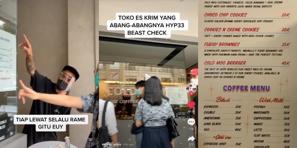 Viral Toko Ice Cream Pelayan Hypebeast di TikTok, Lengkap Harga dan Alamatnya Gaes