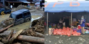 Bank Mandiri Tanggap Salurkan Bantuan Korban Banjir Masamba Sulawesi Selatan