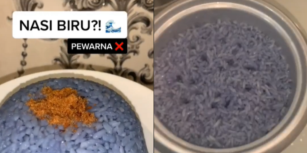 Viral Video Cara Buat Nasi Biru di TikTok, Ini Resep dari Sang Pembuat Gaes