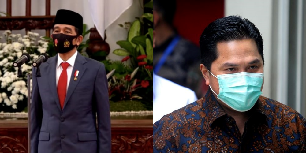 Keren! Pak Jokowi Bentuk Tim Pemulihan Ekonomi dan COVID19, Dipimpin Erick Thohir Gaes