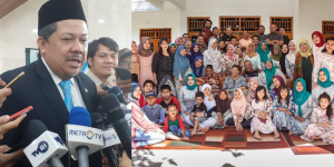 Ini Momen Terakhir Fahri Hamzah Bersama Ayahanda di Hari Raya Idul Fitri 2019