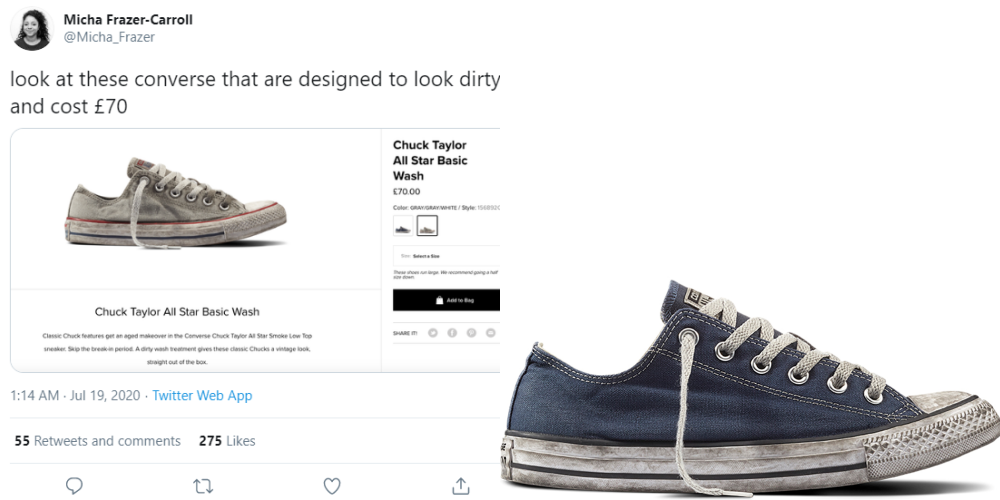 Busyet, Viral Sepatu Converse Kotor Dijual dengan Harga Tinggi, Kalian Mau?