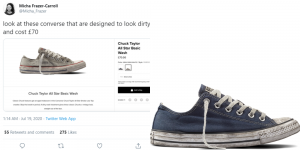 Busyet, Viral Sepatu Converse Kotor Dijual dengan Harga Tinggi, Kalian Mau?