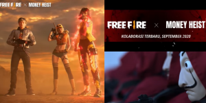 FREE FIRE Bakal Kolab sama Serial Netflix Money Heist Gaes, Bakal Kayak Apa Ya?
