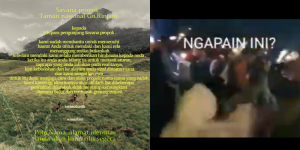 Busyet, Viral Video Pendaki Party Massal di Savana Propok Gunung Rinjani, Gak Kenal New Normal?