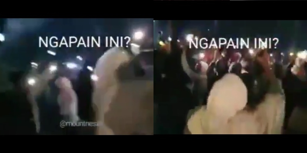 Viral Video Kerumunan Pendaki 'Dugem' saat Kemping, Auto Dihujat Netizen