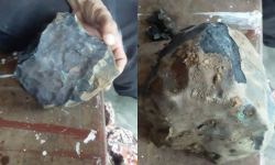 Viral Batu Hitam Jatuh dan Lubangi Atap Rumah Warga di Tapanuli, Diduga Meteor Gaes