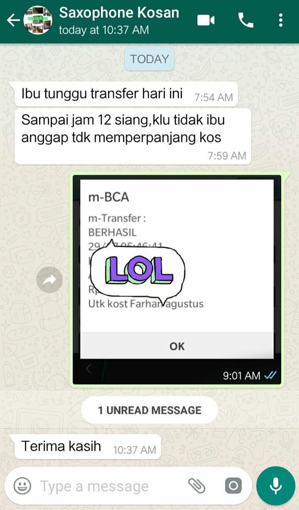 10 Chat Ibu Kos Tagih Uang Setoran Ini Bikin Ngakak Ada Yang Relate