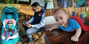 Foto-foto Arkana Aidan Misbach, Anak Angkat Ridwan Kamil yang Jadi Sorotan