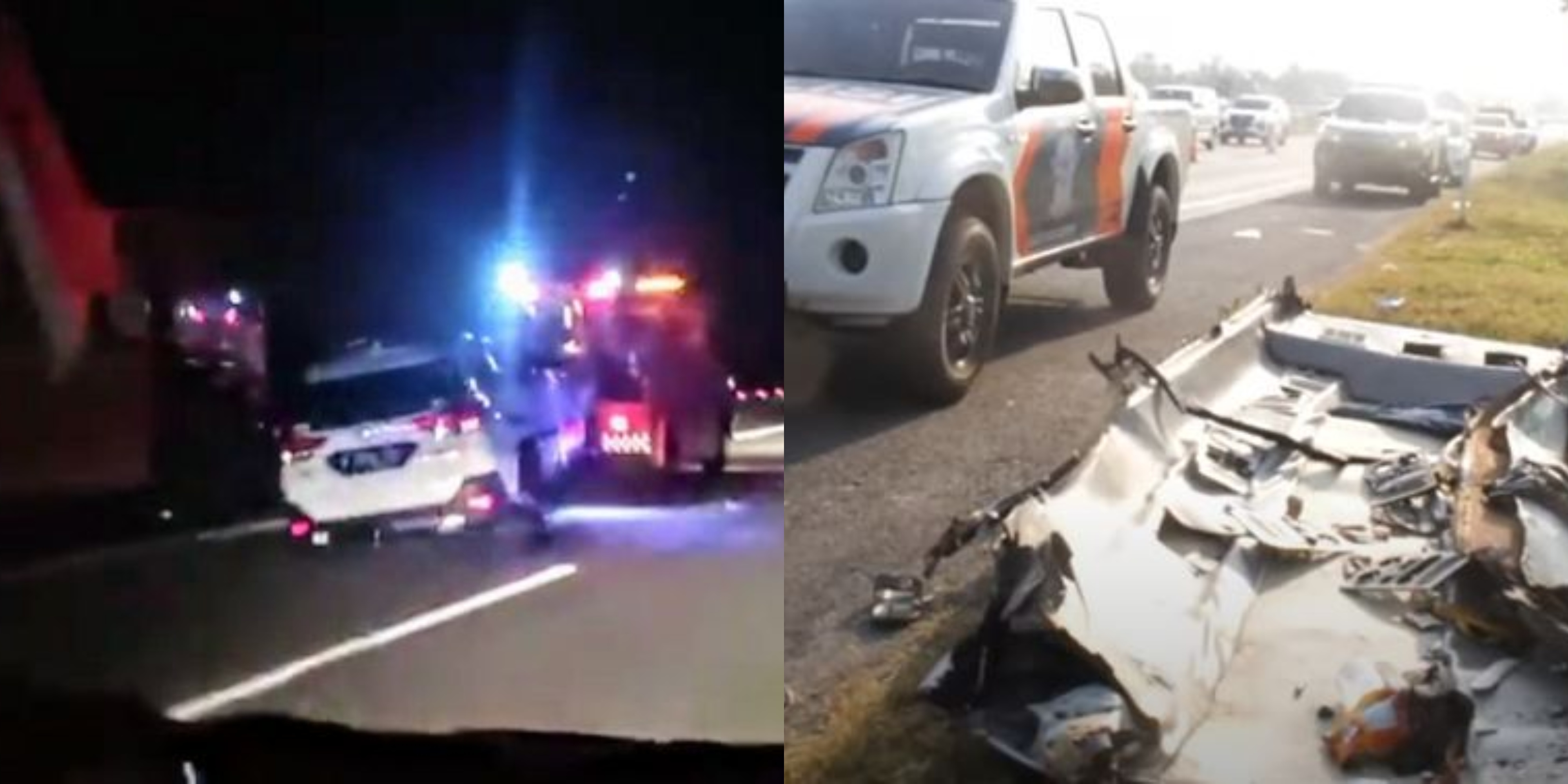 Detik-detik & Foto Kecelakaan Tol Cipali KM 184, Tabrakan Elf dengan Toyota Rush