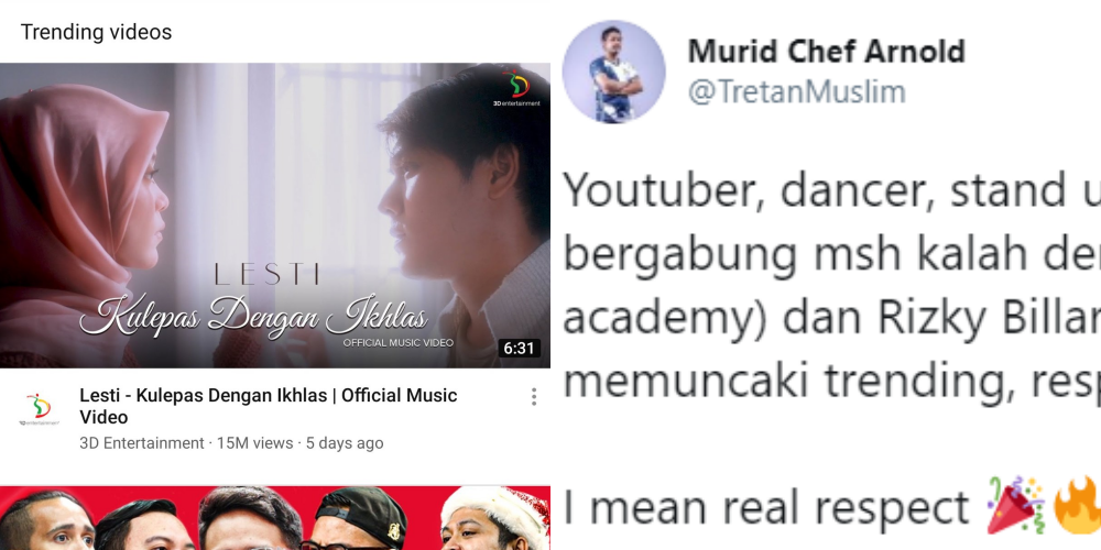 Tretan Muslim: Gabungan YouTube's Got Talent Masih Kalah sama Lesti & Rizky Billar di Tren