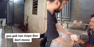 Pria Ini Beri Makan Tunawisma yang Tertidur di Belakang Rumahnya, Auto Viral Tuai Pujian Netizen