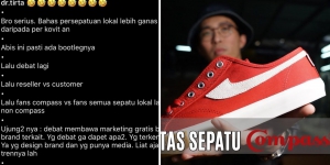 Dokter Tirta Kritisi Sepatu Compass, Niat Merespon Malah Dikira Menjelek-jelekkan sama Netizen
