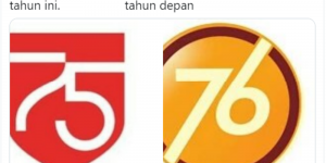 Viral Logo Djarum 76 Jadi Simbol HUT RI ke-76 Tahun 2021, Netizen Ikutan Tambahin Meme Kocak bin Ngakak