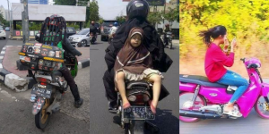 Kumpulan Foto Kocak Pemotor Indonesia yang Gak Akan Ada di Negara Lain, Wonderful Indonesia~