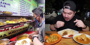 Nex Carlos Bikin Ngiler Parah Gara-gara Makan Lapau Tepi Jalan di Cikini, Lengkap sama Alamatnya Nih