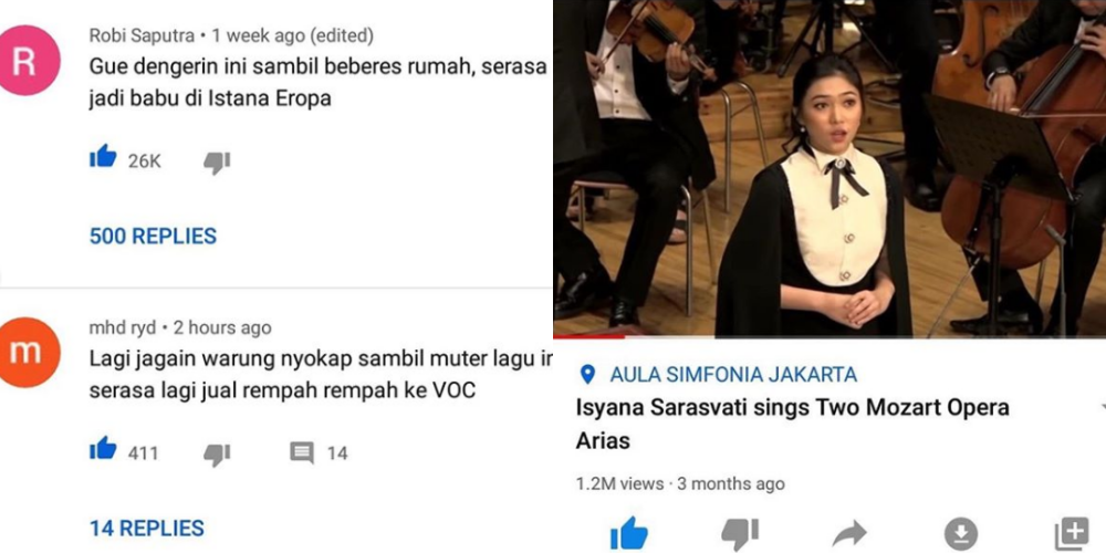 Nonton Isyana Sarasvati Nyanyi Opera Lagu Mozart Kumpulan Comment Netizen Ini Bikin Ngakak