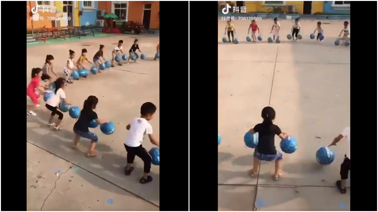 Fakta Viral Video Anak TK di China Latihan Kerjasama Kompak dengan Bola