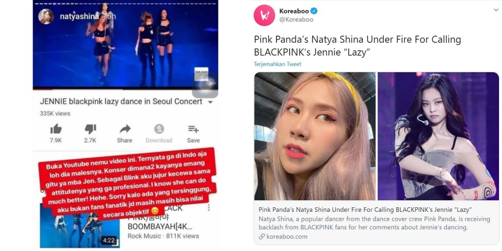 Fakta Lengkap Viralnya Natya Shina Sebut Jennie BLACKPINK Malas, Berawal dari Twitter Gaes