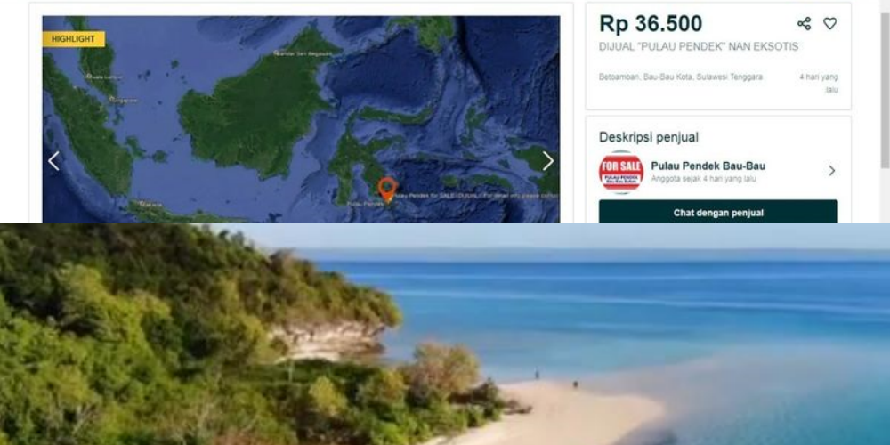Wadaw, Viral Pulau Indonesia Dijual Online dengan Harga Murah!
