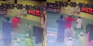 Viral Video Jamaah Dipukul & Ditendang Mukanya Dalam Masjid karena Gak Sengaja Injak Tangan