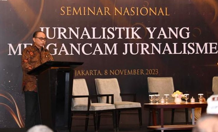 Menkominfo di Seminar Nasional Dewan Pers Tegaskan Pentingnya Jurnalisme Berkualitas: Jangan Clickbait!