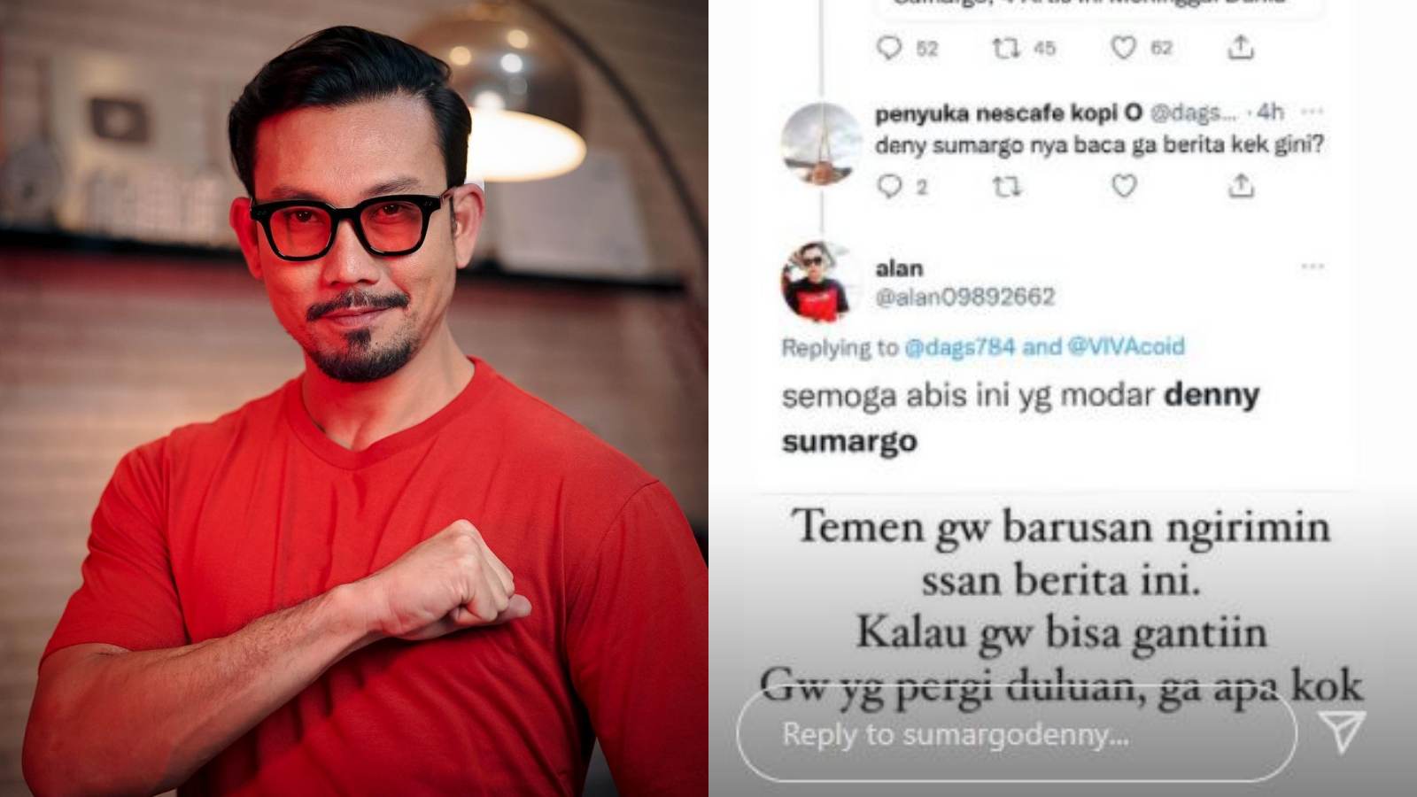 4 Artis Meninggal Usai ke Podcastnya, Denny Sumargo: Kalau Bisa Gantiin Gue yang Pergi Duluan Gak Apa Kok