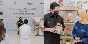 5 Potret Erick Thohir Blusukan ke UMKM di Cirebon, Beri Apresiasi PLN dan Tinjau Implementasi Teknologi Pertanian