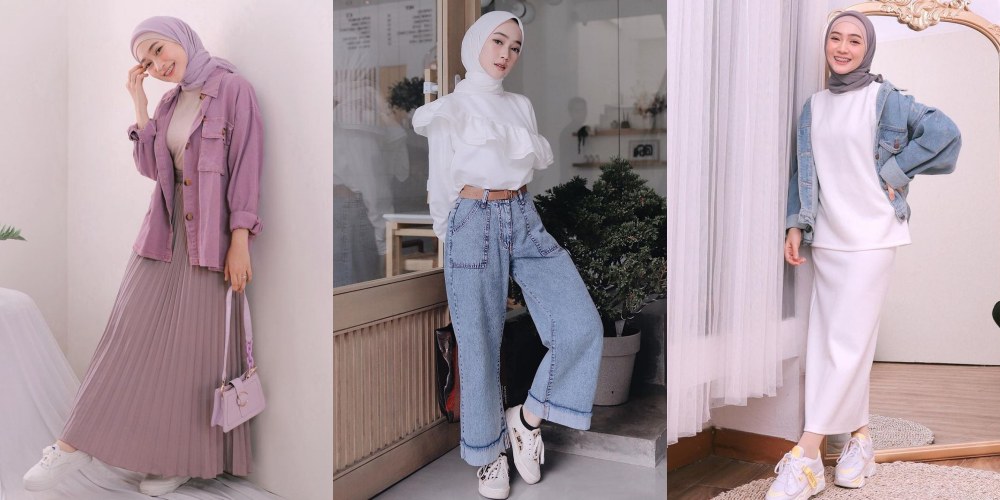 8 Potret OOTD Hijab Ala Sinta Sri Antan, Bisa Jadi Inspirasi Fashion Kamu Gaes!