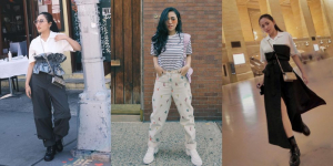 8 Potret Rachel Vennya di New York, Bergaya Fashion Street yang Keren Abis Gaes